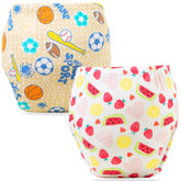 Waterproof Breathable Cotton Potty Training Pants for Babies (Set of 2)